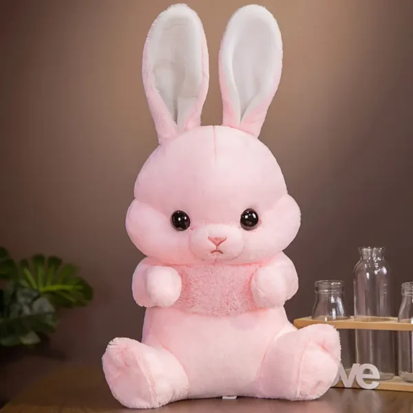 01521e05-b9c1-49ea-be86-dc4299009476 Adorable Long-Eared Rabbit Plush Toy