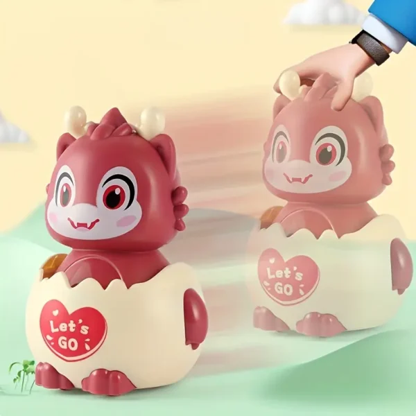 Cute Dragon Dinosaur Eggshell Car Toy Random Colour