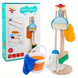 1723712318379-b8ecd5ae415943d3b4a3f58e3a8bb3d4-goods Children's Play House Simulation Cleaning Set
