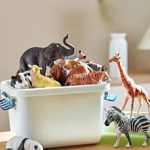 2515fb6d-4b7e-4069-b659-25879931d20b 51pcs Plastic Animal Model Set