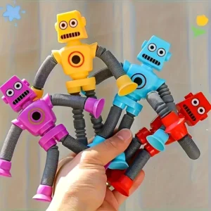 258f8d30-bf3c-4540-9332-52944b9fd57f Retractable Robot Toys Random Colour