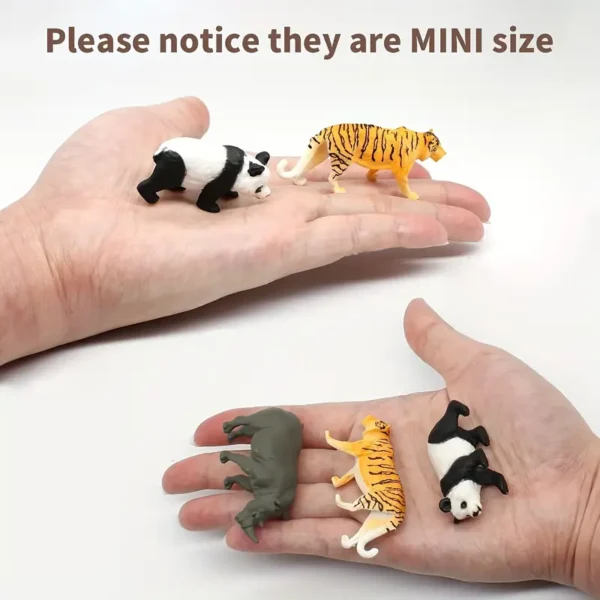 53a408b8-7ba0-4451-9a07-f05747a553e3 Set of 12 Miniature Animal Figurines