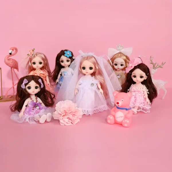 Elegant Mini Princess Doll Set