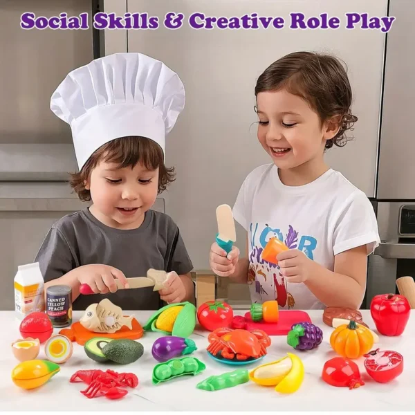 Pretend Play Food Kitchen Set