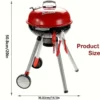 9c9267d5-6eec-4a9b-9249-5e4d597899c8 Kids' BBQ Grill Playset with Rotating Casters