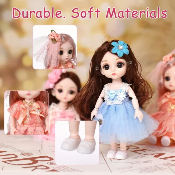 Elegant Mini Princess Doll Set