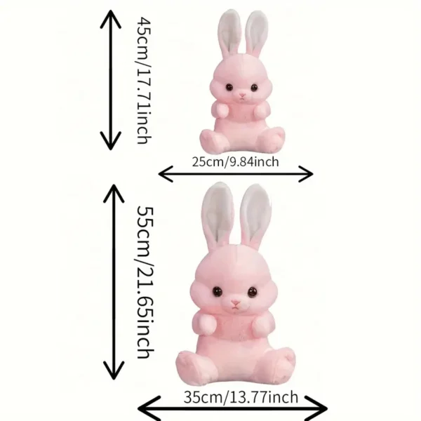 cd82306b-84ca-4a6f-85c0-4afe30b3c08d Adorable Long-Eared Rabbit Plush Toy