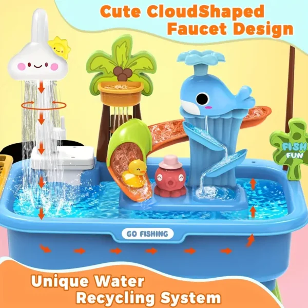 Kids Water Table with Electric Pump